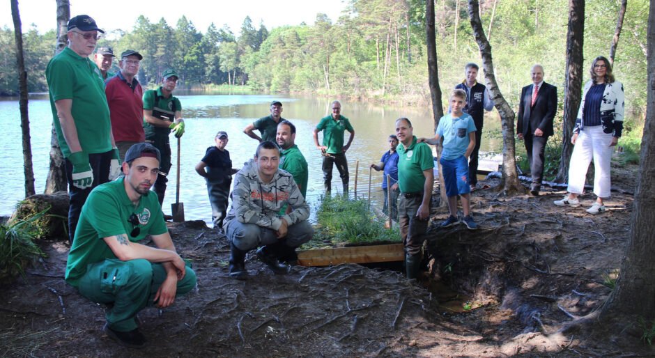 Neue Oasen für Fische im Rüenberger See